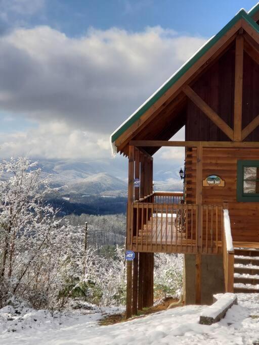 Вилла Yogi'S Den: Breathtaking Views! 3 Min To Dollywood, On 1 Acre! Севьервилл Экстерьер фото